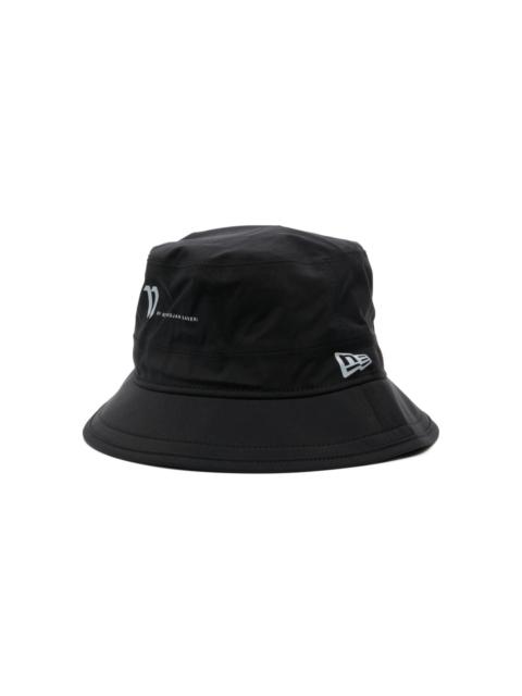 Boris Bidjan Saberi logo-print reflective-effect bucket hat