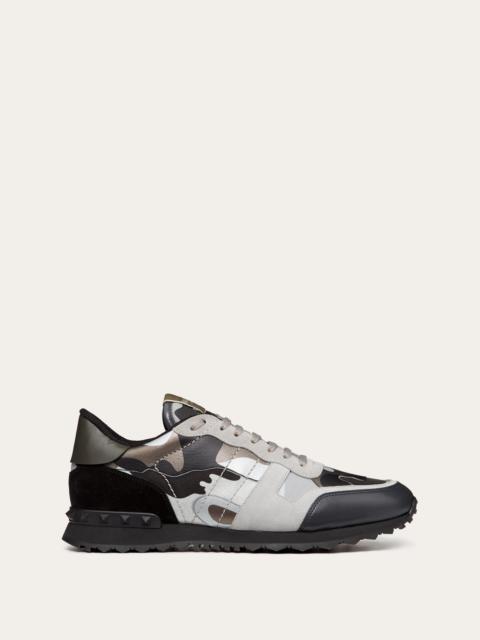 Valentino ROCKRUNNER CAMOUFLAGE LAMINATED SNEAKER