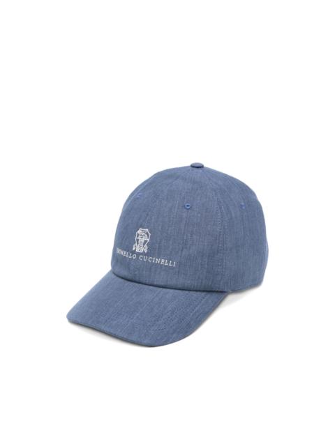 Brunello Cucinelli logo baseball cap