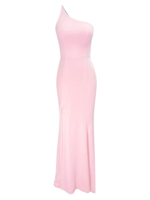 Dress The Population Women's Amy One-Shoulder Bodycon Maxi Dress - Vintage Pink