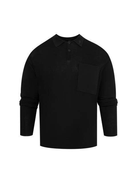 JACQUEMUS TRICOT POLO SHIRT