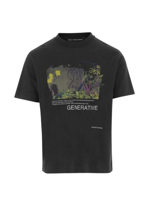 and Wander print short-sleeve T-shirt