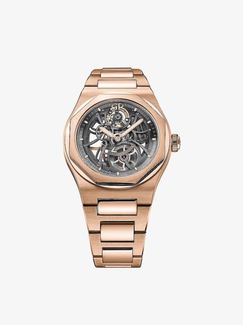 81015-52-002-52A Laureato Skeleton 18ct rose-gold automatic watch