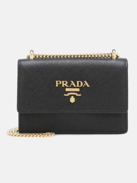 Prada Micro leather shoulder bag