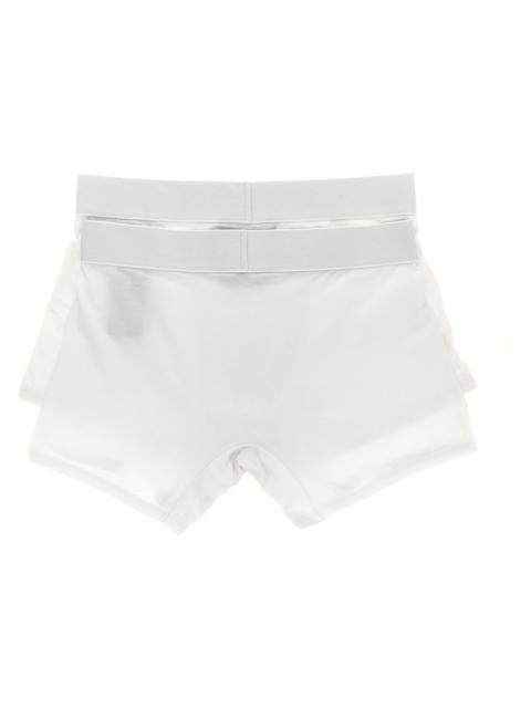 Palm Angels 2-Pack Logo Boxers Underwear, Body White