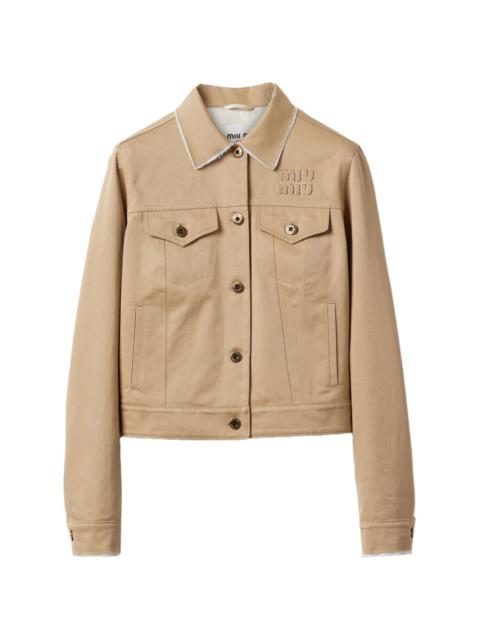 Miu Miu Blouson Jacket Lead Grey | REVERSIBLE