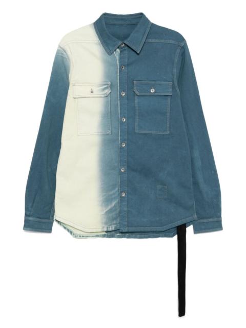 Rick Owens DRKSHDW dyed shirt jacket