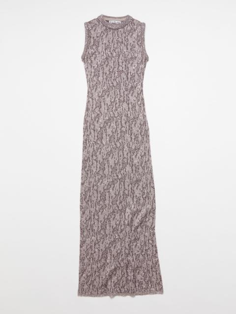 Jacquard knit dress - Dark grey