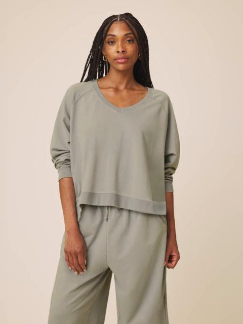 Splendid Palmer Terry V-Neck Sweatshirt