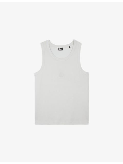 The Kooples Sleeveless Round-Neck Stretch-Cotton T-Shirt