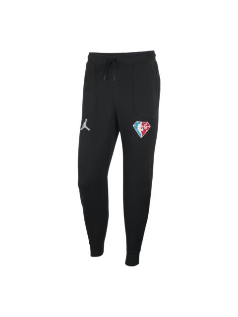 Jordan Air Jordan All-Star Edition Logo Bundle Feet Sports Pants 'Black' DH9531-010