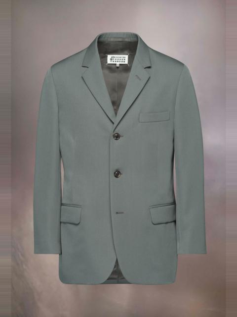 Wool gabardine jacket