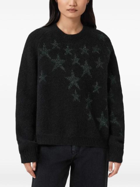 ALLSAINTS Cosmo star-detail sweater