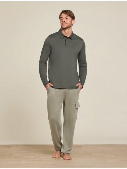 Barefoot Dreams Malibu Collection® Pima Long Sleeve Polo