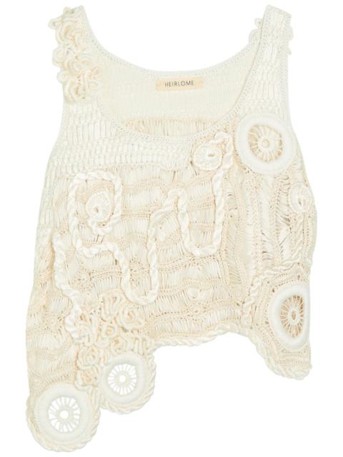 HEIRLOME Heirlome India Woven Silk and Cotton-blend top