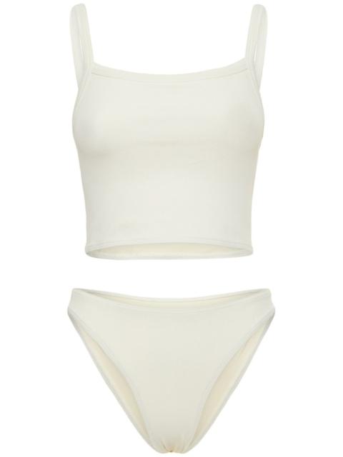 Lido Quaranta ribbed bikini