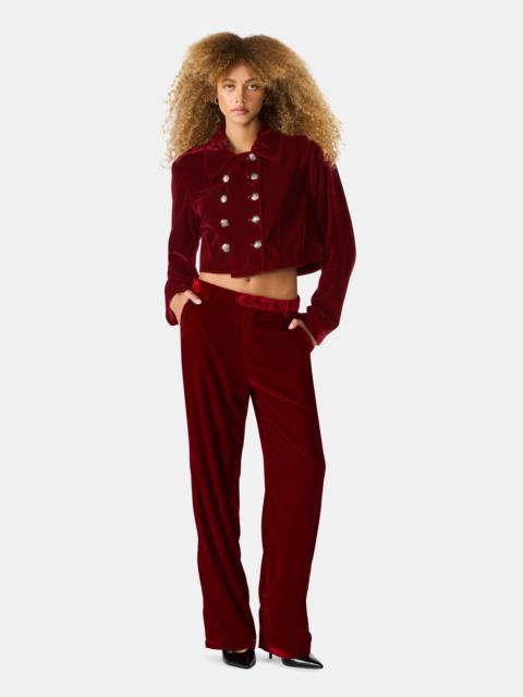 STEVE MADDEN TONIA BLAZER RED VELVET