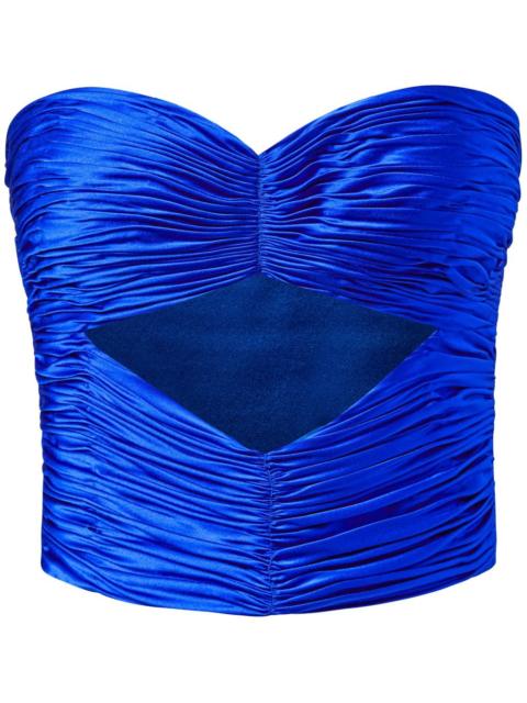 Alejandra Alonso Rojas cut-out bustier top