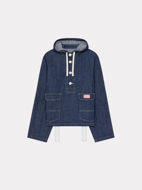 KENZO 'KENZO Sailor' hooded denim shirt jacket