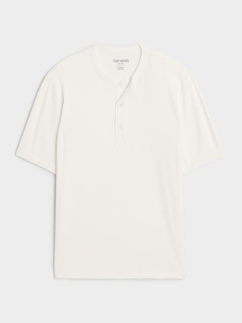 TODD SNYDER Ribbed Cotton Henley