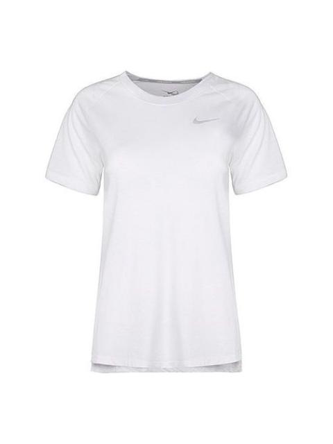 Nike (WMNS) Nike Dri-Fit Tailwind Short Sleeve Running 'White' 890192-100