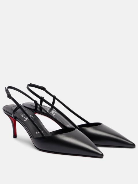 Christian Louboutin Miss Z Sling 60 leather slingback pumps