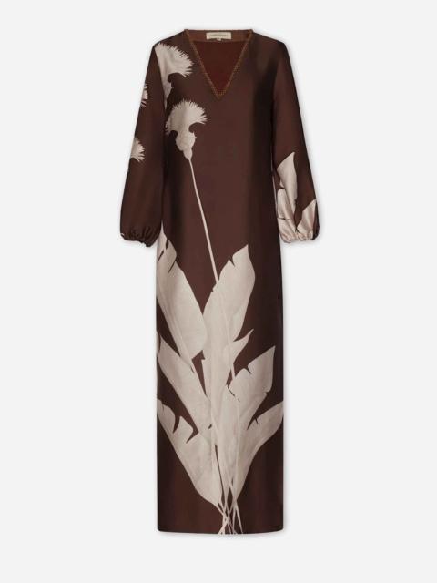 ANDRES OTALORA MAXI DRESS PALMS