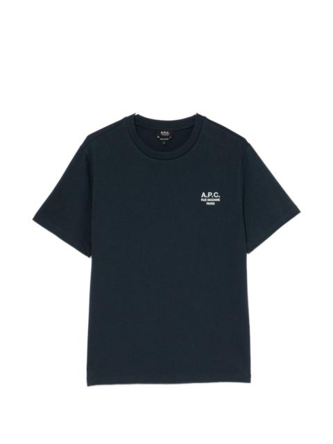 A.P.C. embroidered logo t-shirt