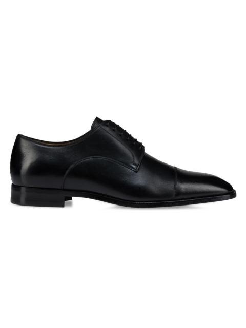 Christian Louboutin Men's Top 5 Leather Derby Shoes - Black