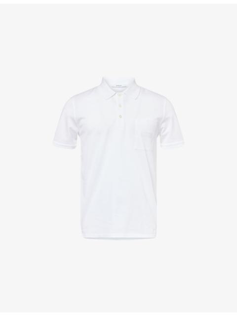 Brand-Patch Regular-Fit Cotton-Piqué Polo Shirt