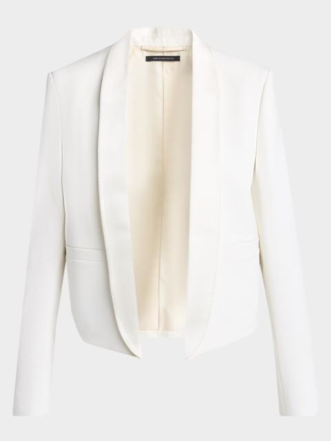 TOM FORD Grain De Poudre Crop Open Blazer