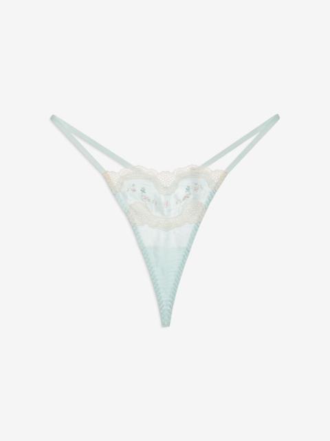 For Love & Lemons Heirloom Petal Thong Panty