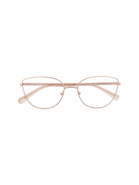 MICHAEL KORS logo square-frame glasses