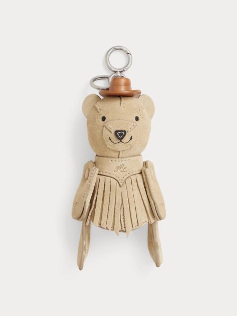 Polo Ralph Lauren Western Polo Bear Leather Bag Charm