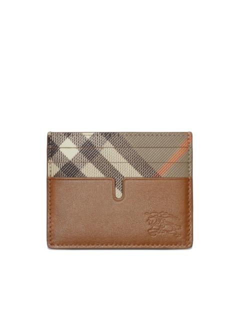 Burberry tall pop Check card case