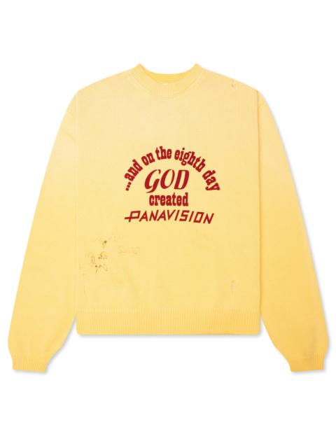 Paly Eden Roc Knitted Crewneck Sweater Yellow