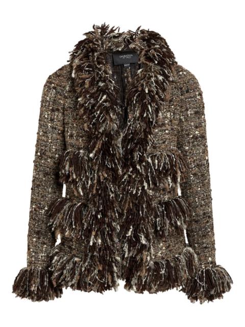GIAMBATTISTA VALLI bouclé fringe jacket