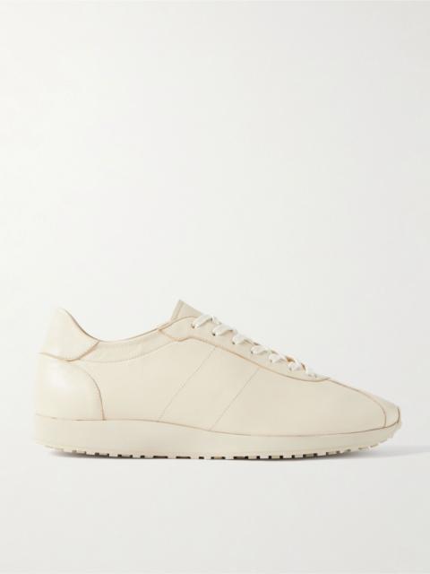 The Row Mica leather sneakers Ivory