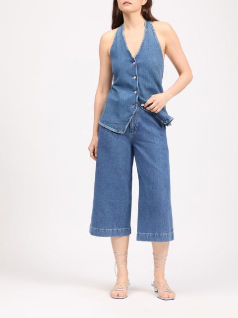 rag & bone Matilda Denim Vest Vintage Stretch Denim