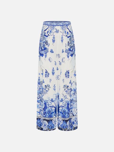 CAMILLA WIDE LEG TROUSER WITH FRONT POCKETS