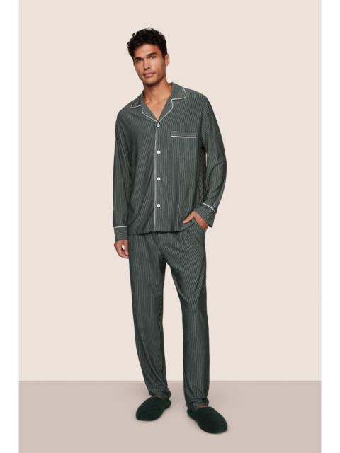 eberjey William Printed TENCEL™ Modal Long PJ Set