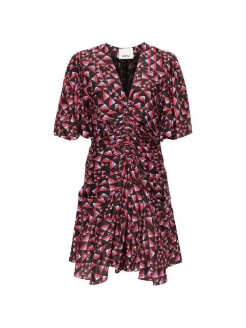 Isabel Marant Lienne ruched mini dress