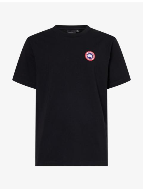 Canada Goose Ocra Logo-Patch Cotton T-Shirt
