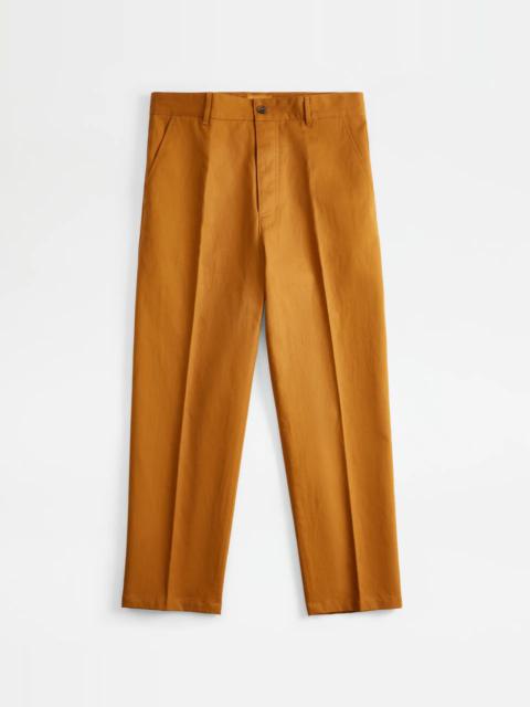 Tod's CHINO TROUSERS - BROWN