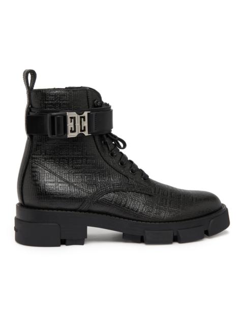 Terra boots in leather with 4G buckle