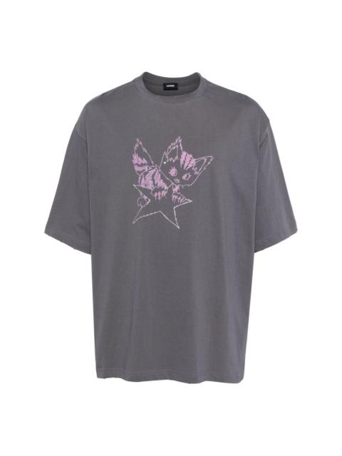 We11done Monster Print Distressed t-shirt