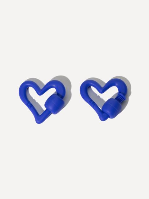 MARLA AARON Rubber Freeform Heartlock in Cobalt