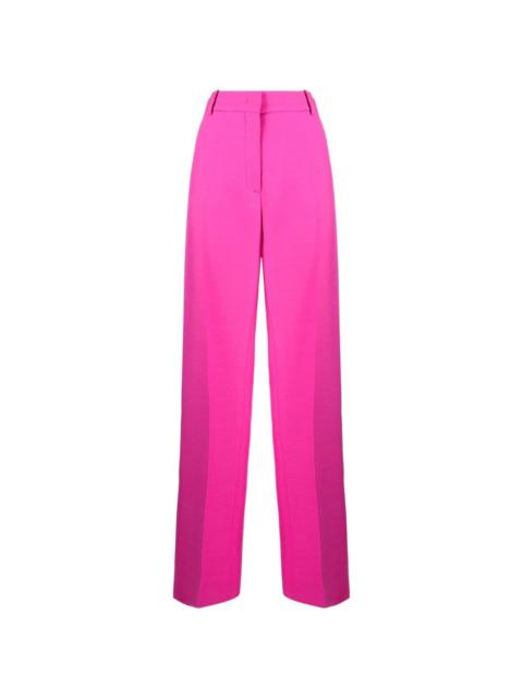 high-waisted trousers