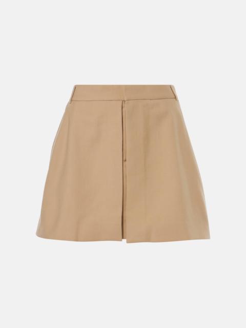AMI Paris Wool gabardine miniskirt