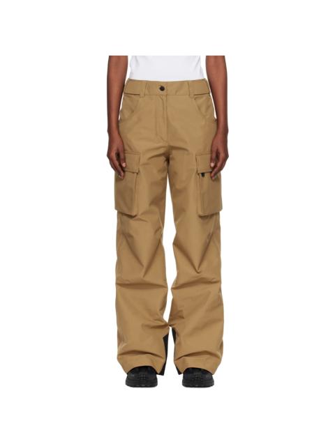 Moncler Grenoble Tan Padded GORE-TEX Ski Pants